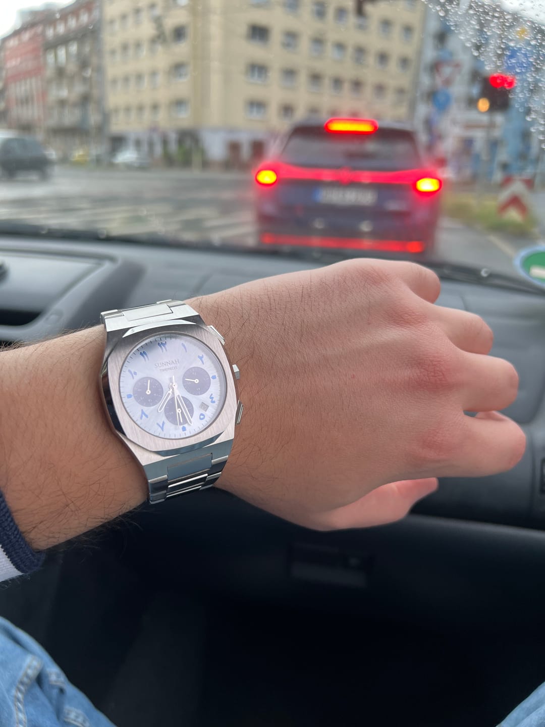 Customer photo review of MEN: Sharp Premium Steel Chrono Iceblue