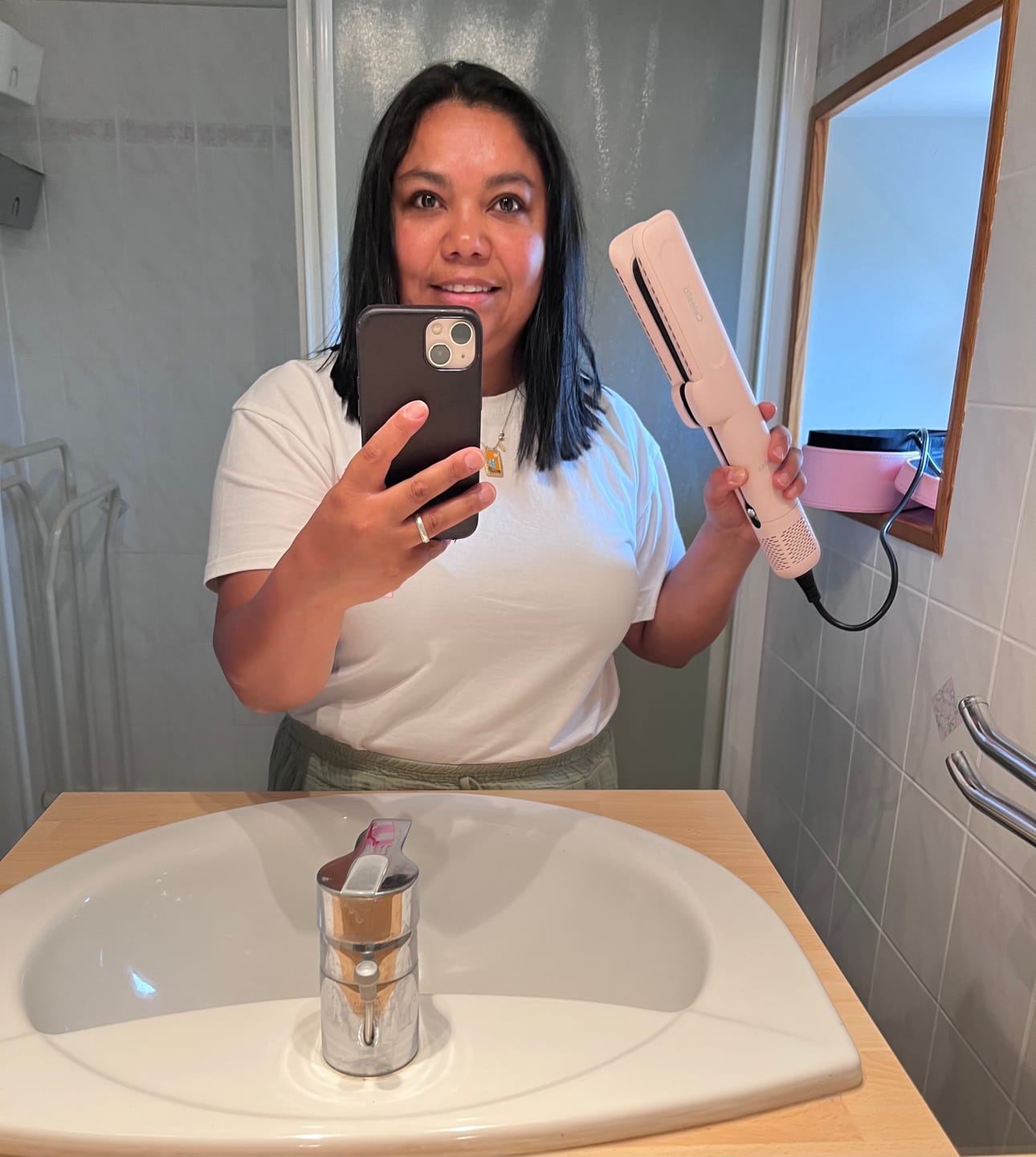 Customer photo review of Lisseur séchant Airliss - 2 en 1 Rose Celesta®