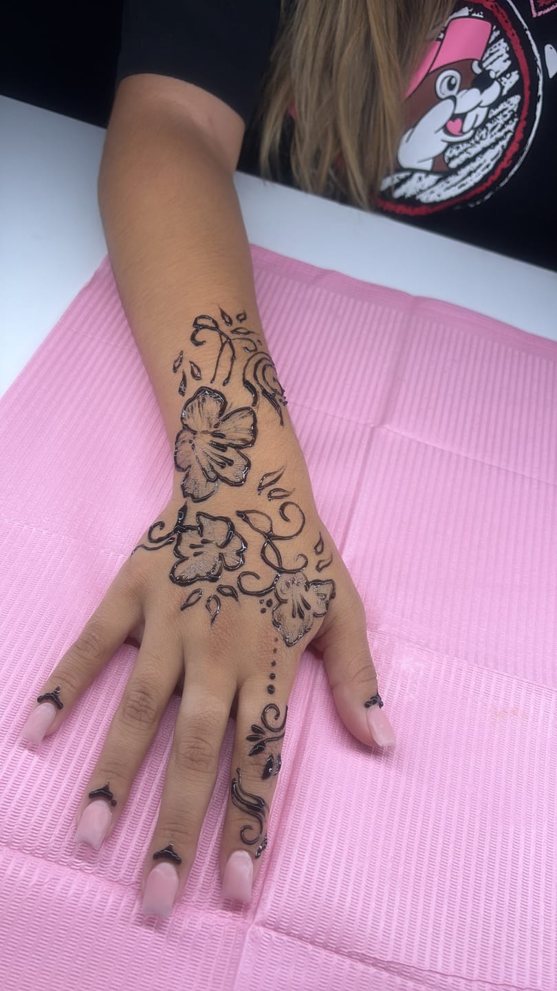 Customer photo review of 8 Ounce Bottle of Fresh Jagua tattoo Gel