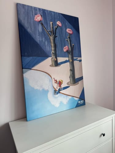 Customer photo review of Paveikslas “Never Give Up"