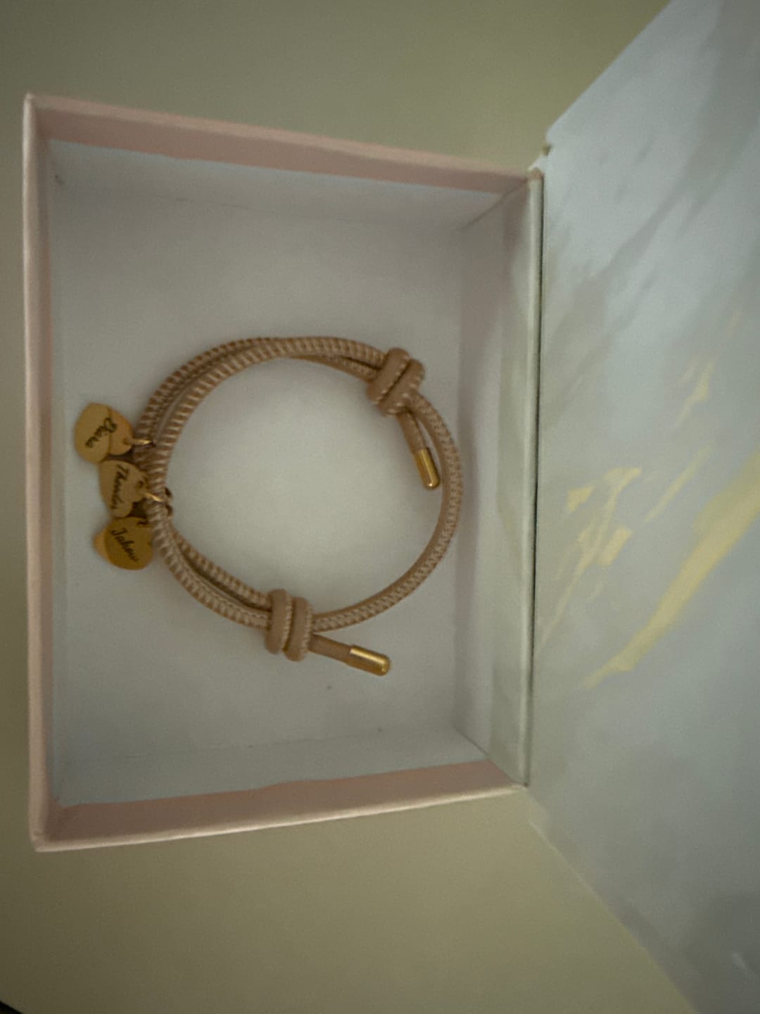 Customer photo review of Meine Liebsten - Familien-Lederarmband