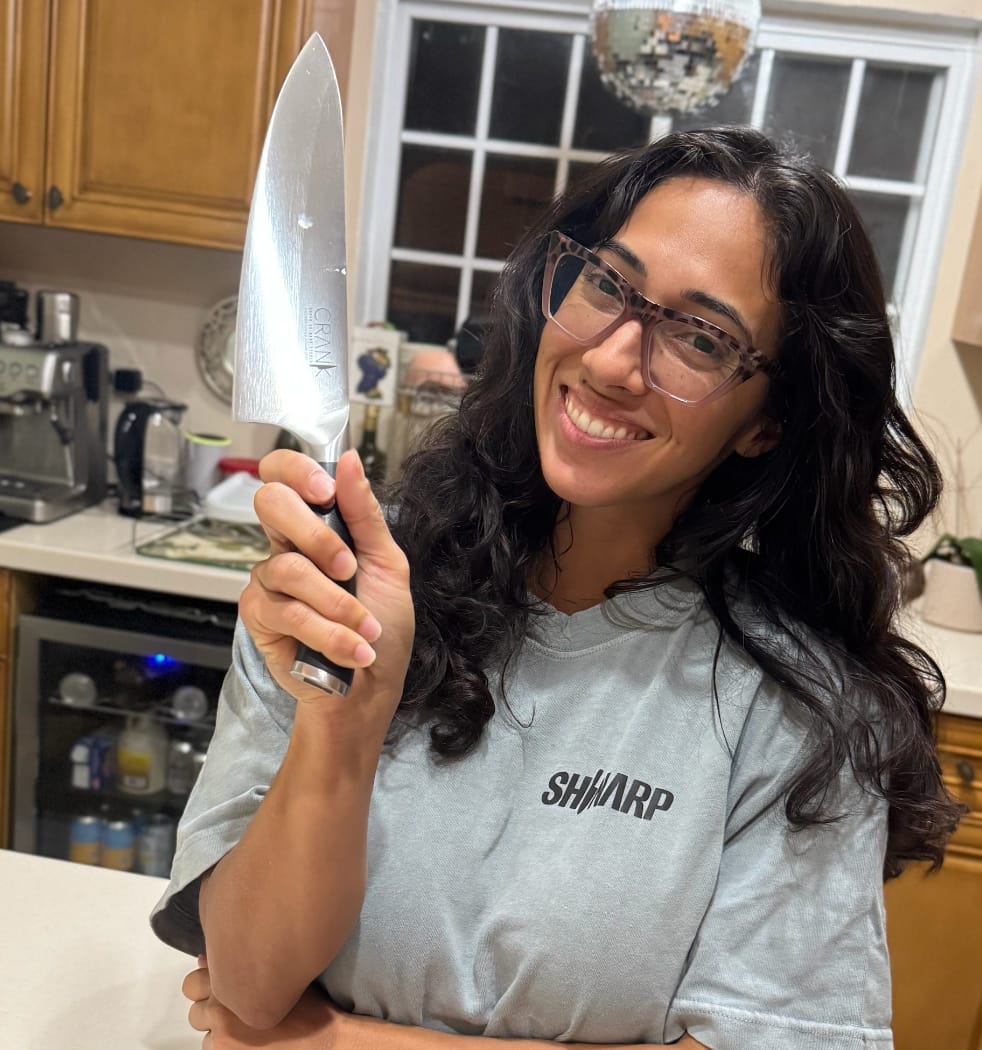 Customer photo review of Se'se' Series | Precision Forged 8" German Steel Chef Knife
