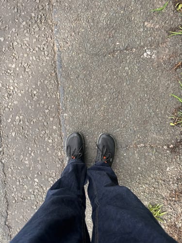 Customer photo review of Aurora - Wide Toe Sneakers