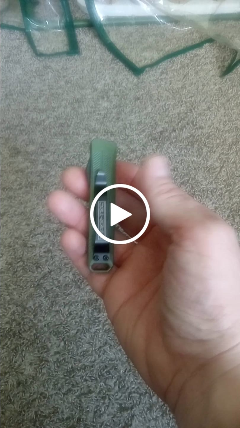 Customer video review of VT Mini Stinger OTF Knife