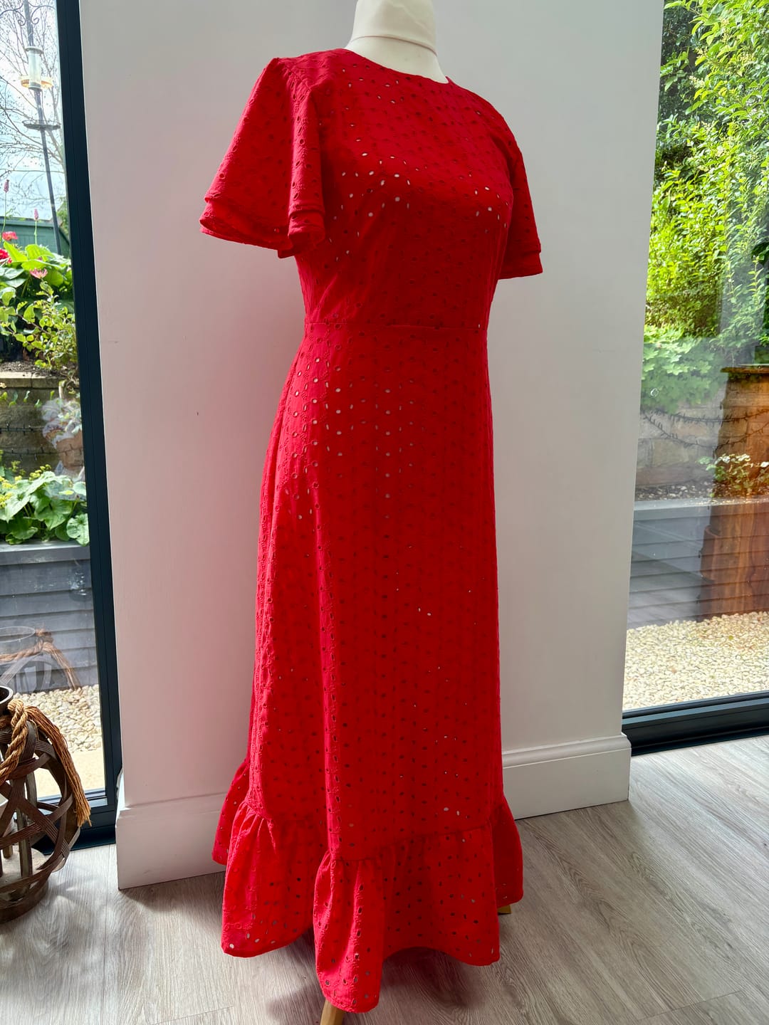 Customer photo review of Luxurious Cotton Broderie Anglaise - 60" Wide - Variations Available