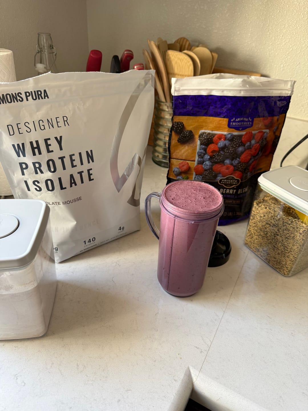 Customer photo review of Designer Protein Powder