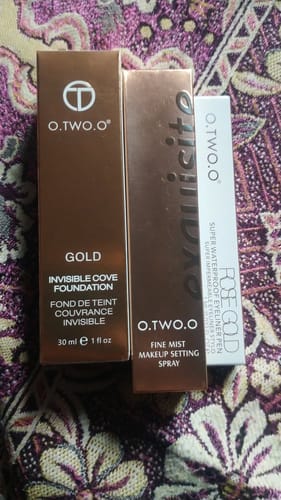 Customer photo review of O.TWO.O EXQUISIT SETTING SPRAY
