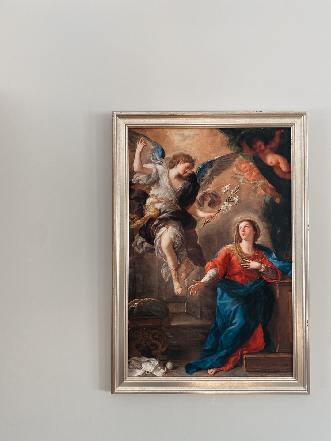 Customer photo review of The Annunciation | Paper