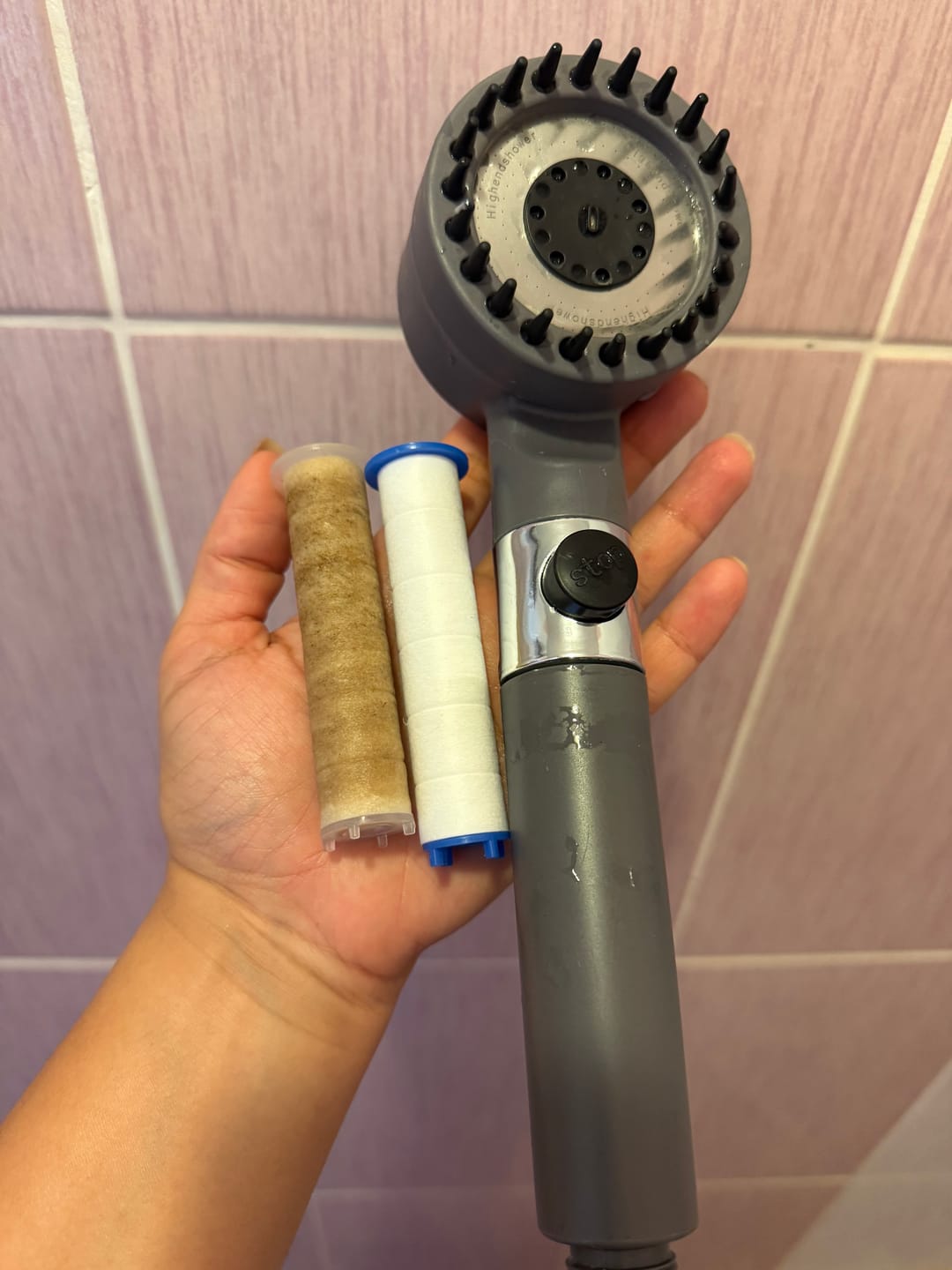 Customer photo review of HydroPulse™ Filtreli Duş Başlığı