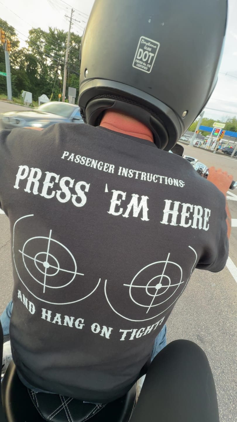 Customer photo review of Press 'Em Here and Hang On Tight