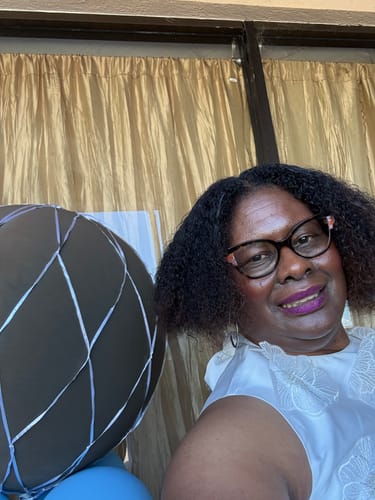 Sheila R. review of Juliana 3D floral Dress | White image 1 out of 2