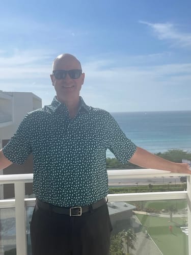 Customer photo review of Cocktail Hour Men's Polo