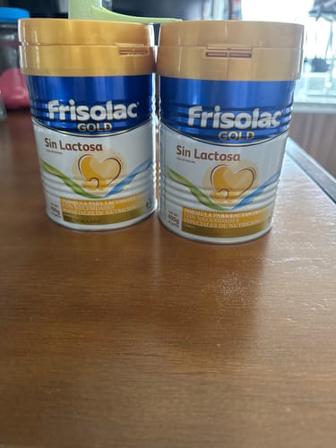 Customer photo review of Frisolac Gold Sin Lactosa (0 A 12 Meses) Pack C/ 800 Gr