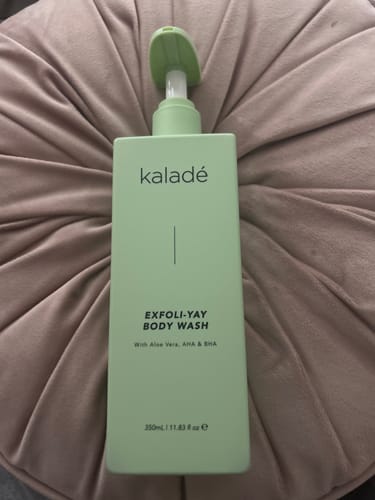 Customer photo review of Exfoli-YAY Body Wash