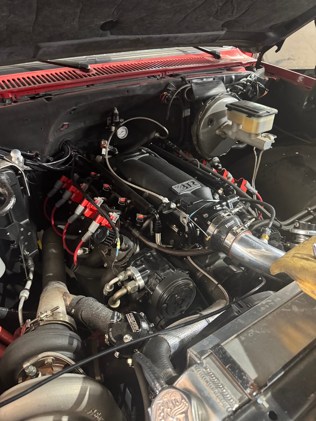 Customer photo review of ICON 102/105mm Cable Drive Throttle Body (Black) w/ Interchangeable Connection