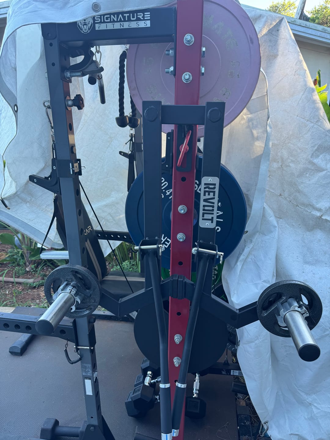 Customer photo review of Revolt Lateral Raise Attachment