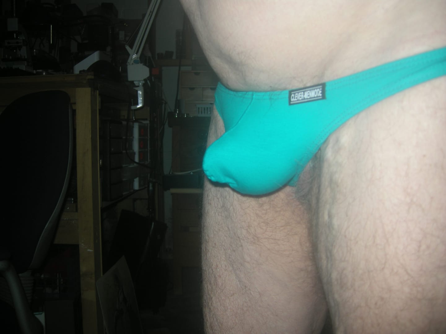 Customer photo review of Rhombus Check Pattern Pouch Briefs