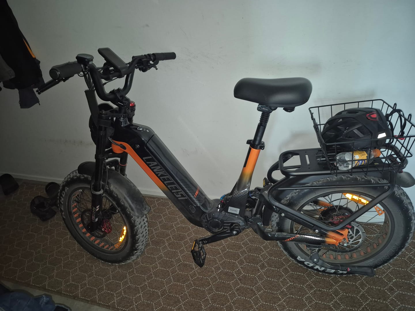 Customer photo review of Lankeleisi RX800 Plus 2025 Version 1000W 20" Fat Bike 960Wh Full Suspension Electric Bike with Torque Sensor 48V 20Ah Battery SUV E-Bike