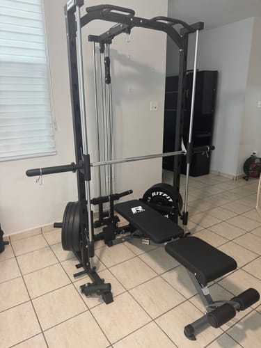 Customer photo review of RitFit PSR05 2.0 Smith Machine Home Gym Package