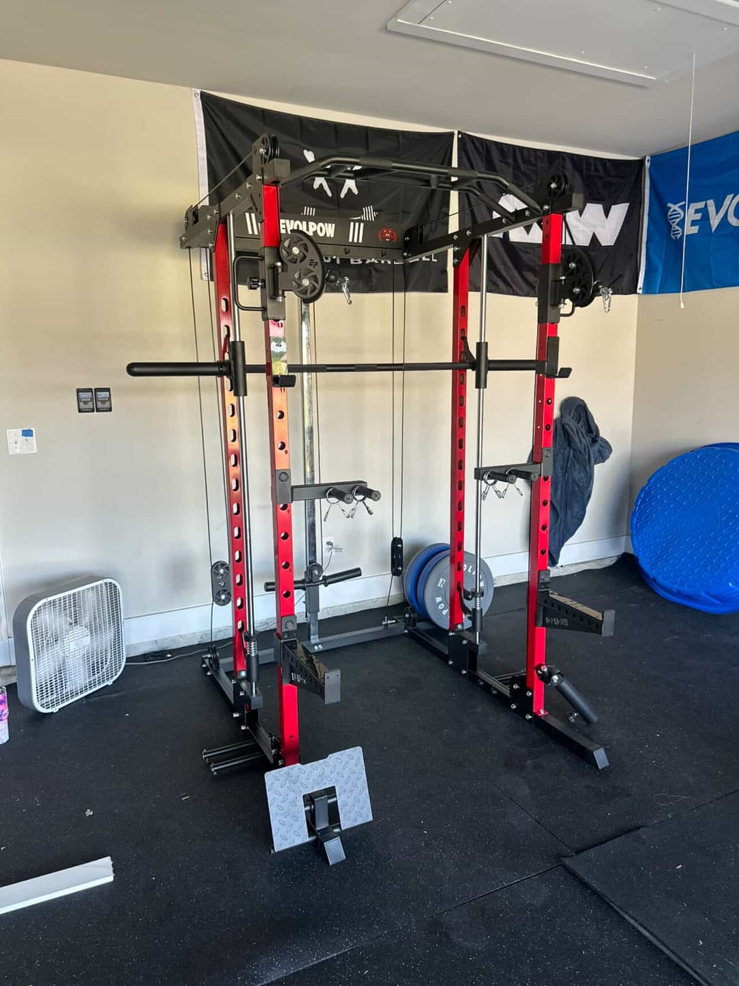 Customer photo review of EVOLPOW M2D Brute All-in-One Smith Machine Home Gym