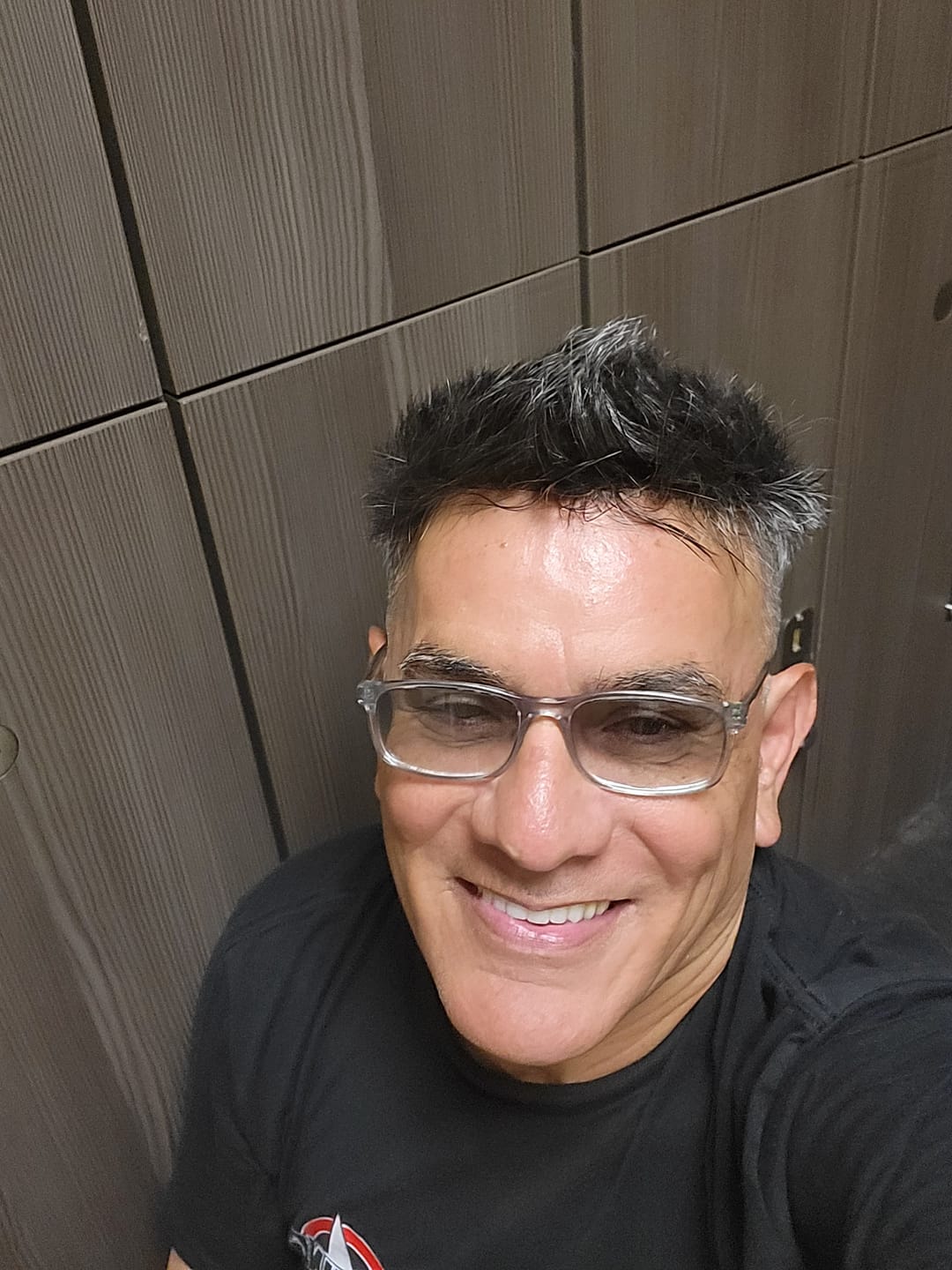 Customer photo review of Men Toupee Ace Full Frech Lace hair system