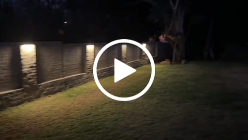 Customer video review of Solar Wall Light with Motion Sensor