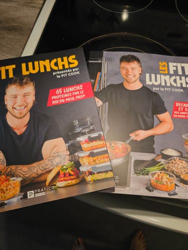 Customer photo review of Livre - Les Fit Lunchs Par le Fit Cook