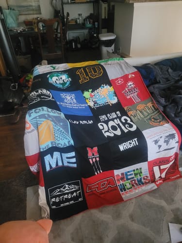 undefined review of Premium T Shirt Quilt image 1 out of 1