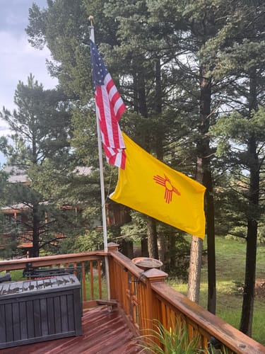 Customer photo review of 4' x 6' American Flag