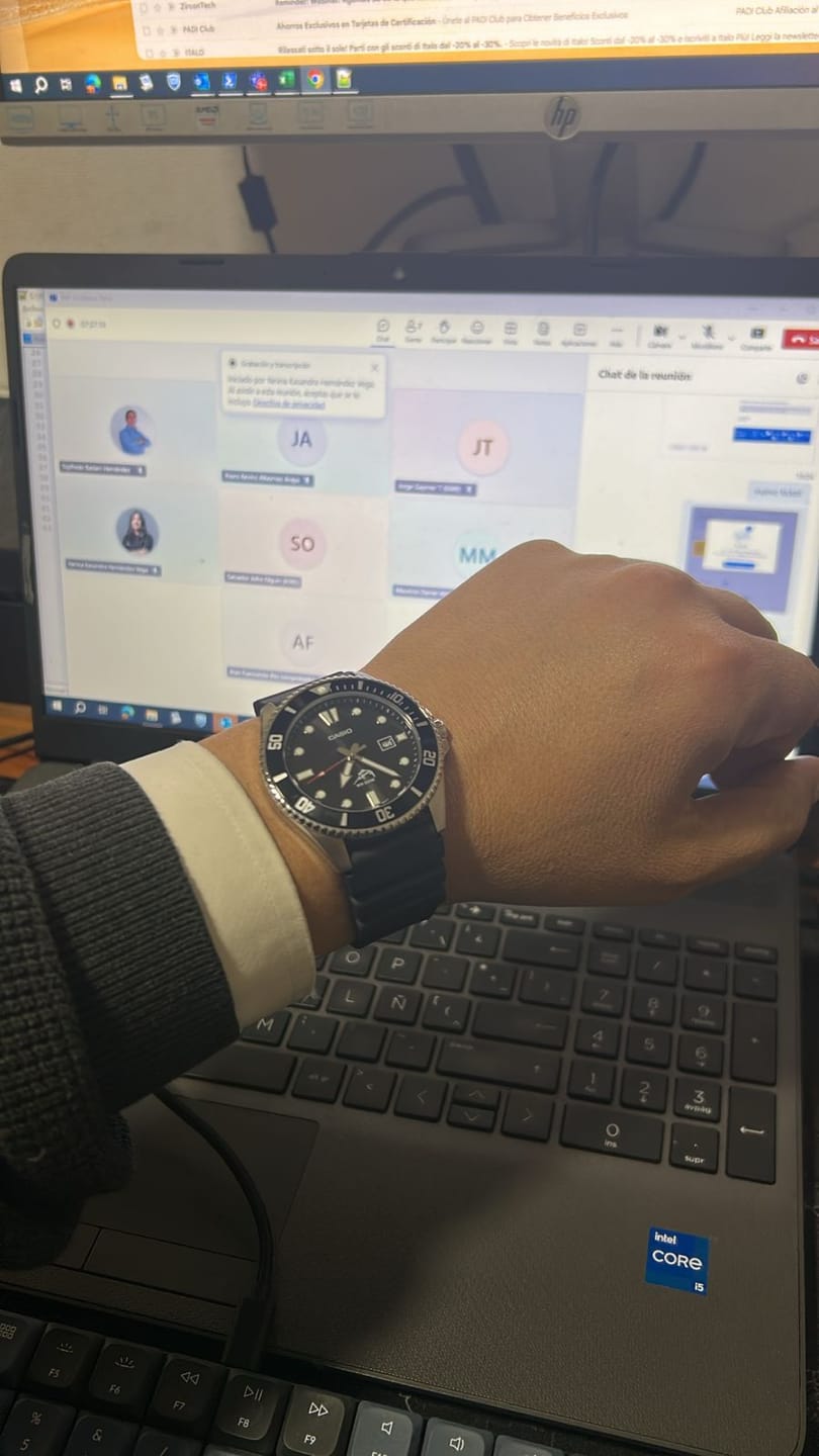 Customer photo review of Reloj Casio Submariner Marlin Duro MDV106-1AV Negro Buceo