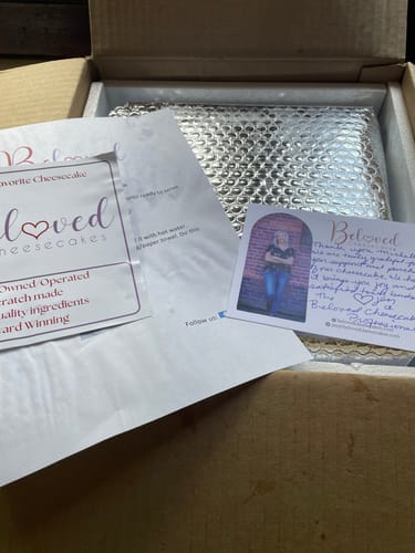 Customer photo review of New York Style Cheesecake