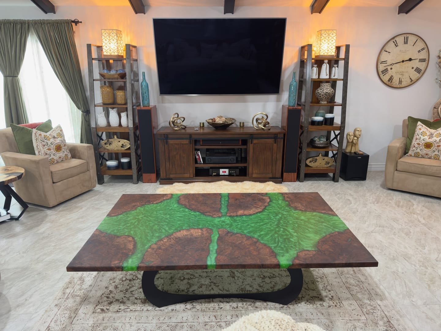 Customer photo review of Coffee Table Legs 212 Cleo 16H Modern DIY Furniture