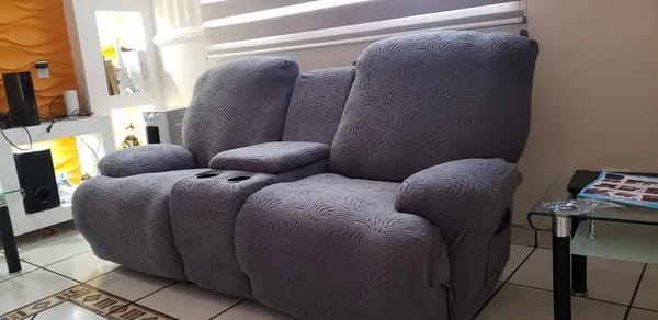 Customer photo review of Leopard Recliner Cover Stretch Sofa Slipcover With Elastic Bottom