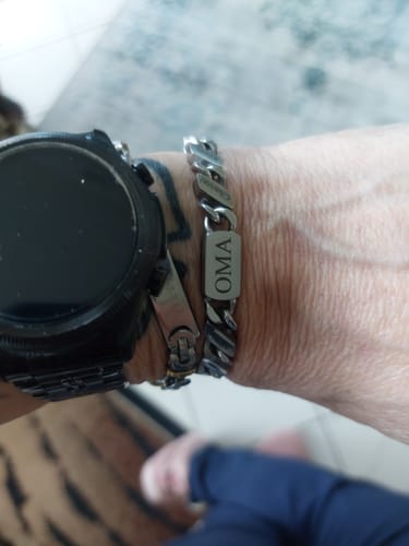 Customer photo review of Familieschakel Armband Voor Oma