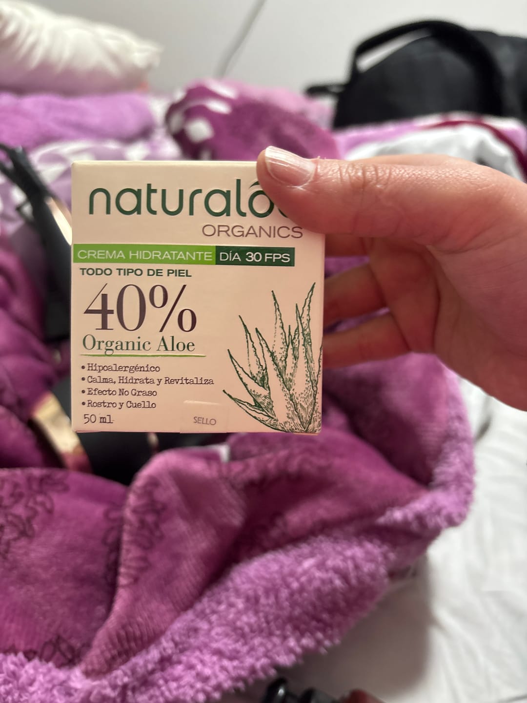 Customer photo review of Crema Hidratante 30FPS 50ml