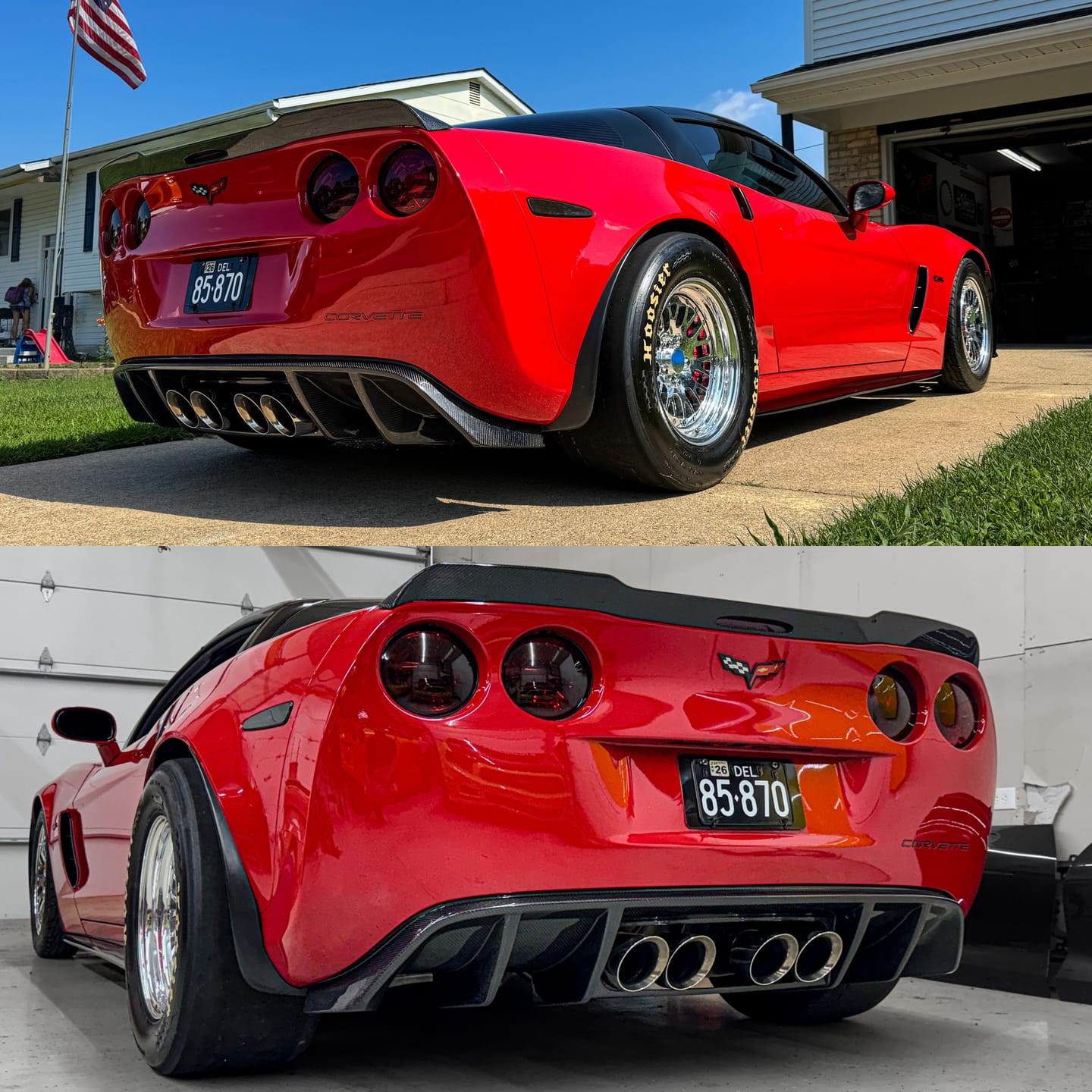 Customer photo review of 2005-13 Corvette C6 Rear Bumper Diffuser