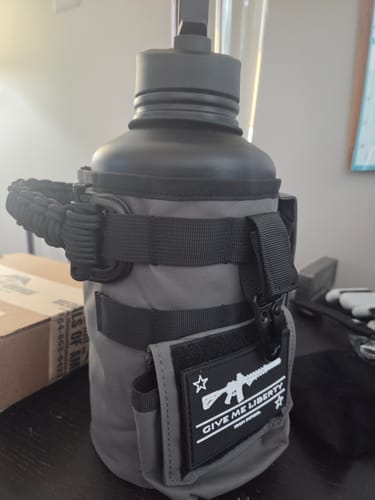 Customer photo review of 64oz Battle Bottle Water Bottles