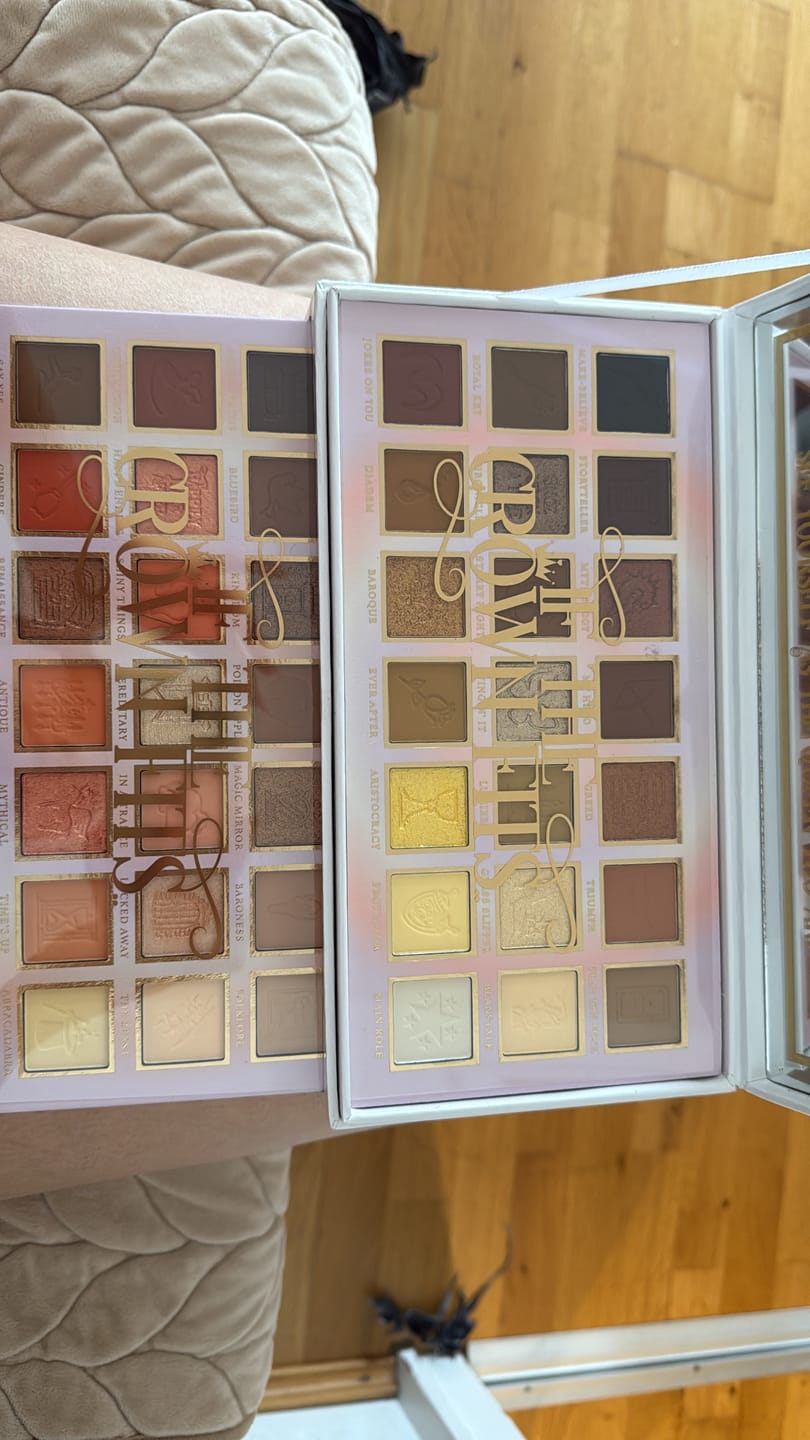 Revue de photos client de la palette de fards à paupières neutres If The Crown Fits de P. Louise
