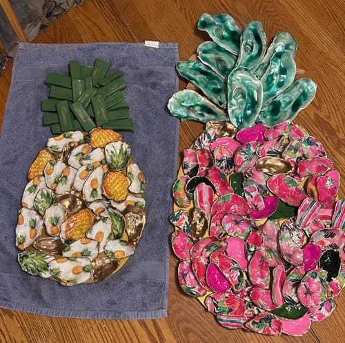 Customer photo review of Bigger Better | Unfinished Wood Crafty Pineapple Shape | DIY Craft Cutout | 18" / 1/2"