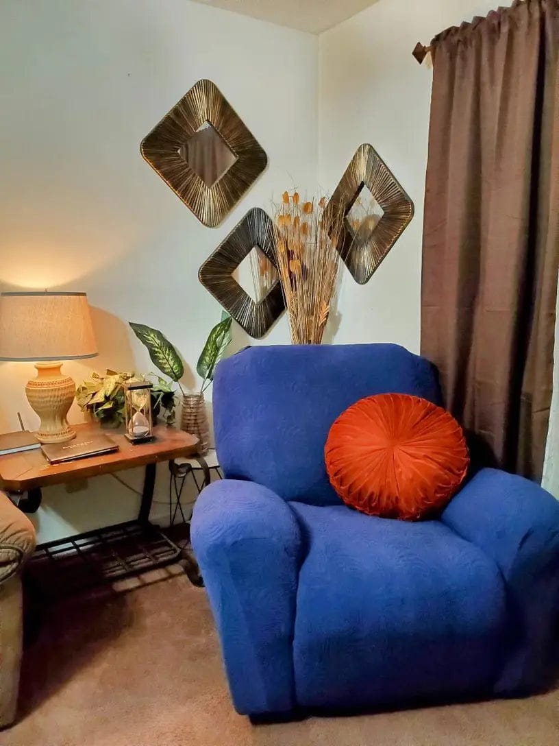 Customer photo review of Leopard Recliner Cover Stretch Sofa Slipcover With Elastic Bottom