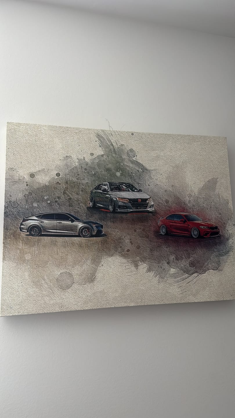 Customer photo review of Personalized Car photo Painting