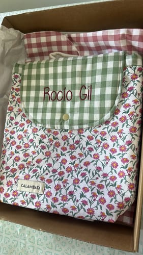 Customer photo review of Mochila infantil Carla