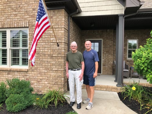 Customer photo review of 3' x 5' American Flag Set