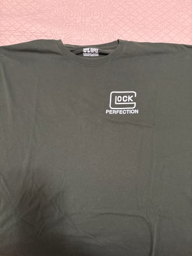 Customer photo review of Glock Perfection Big Logo T-Shirt