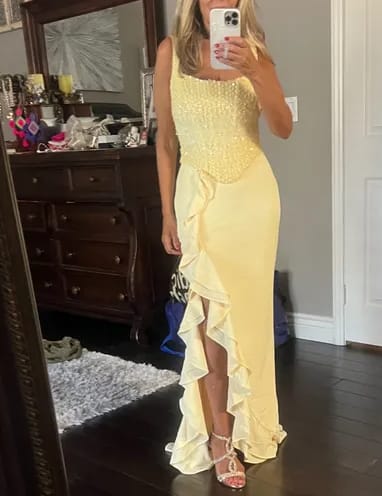 Customer photo review of Robinha | Corset Maxi Dress