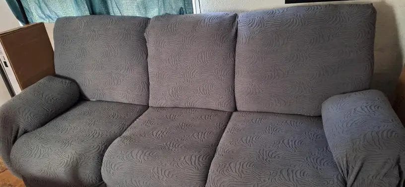 Customer photo review of Leopard Recliner Cover Stretch Sofa Slipcover With Elastic Bottom
