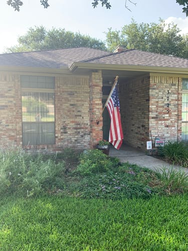 Customer photo review of 3' x 5' American Flag Set