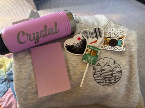 Customer photo review of Fuzzy Loon Fan Box | Quarterly Subscription