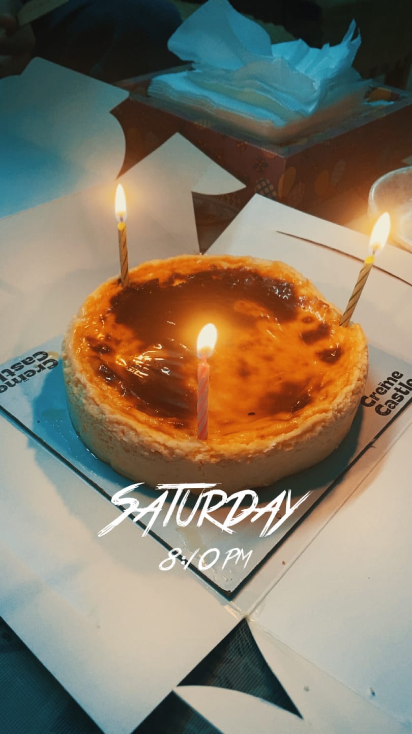 Customer photo review of Burnt Basque Cheesecake