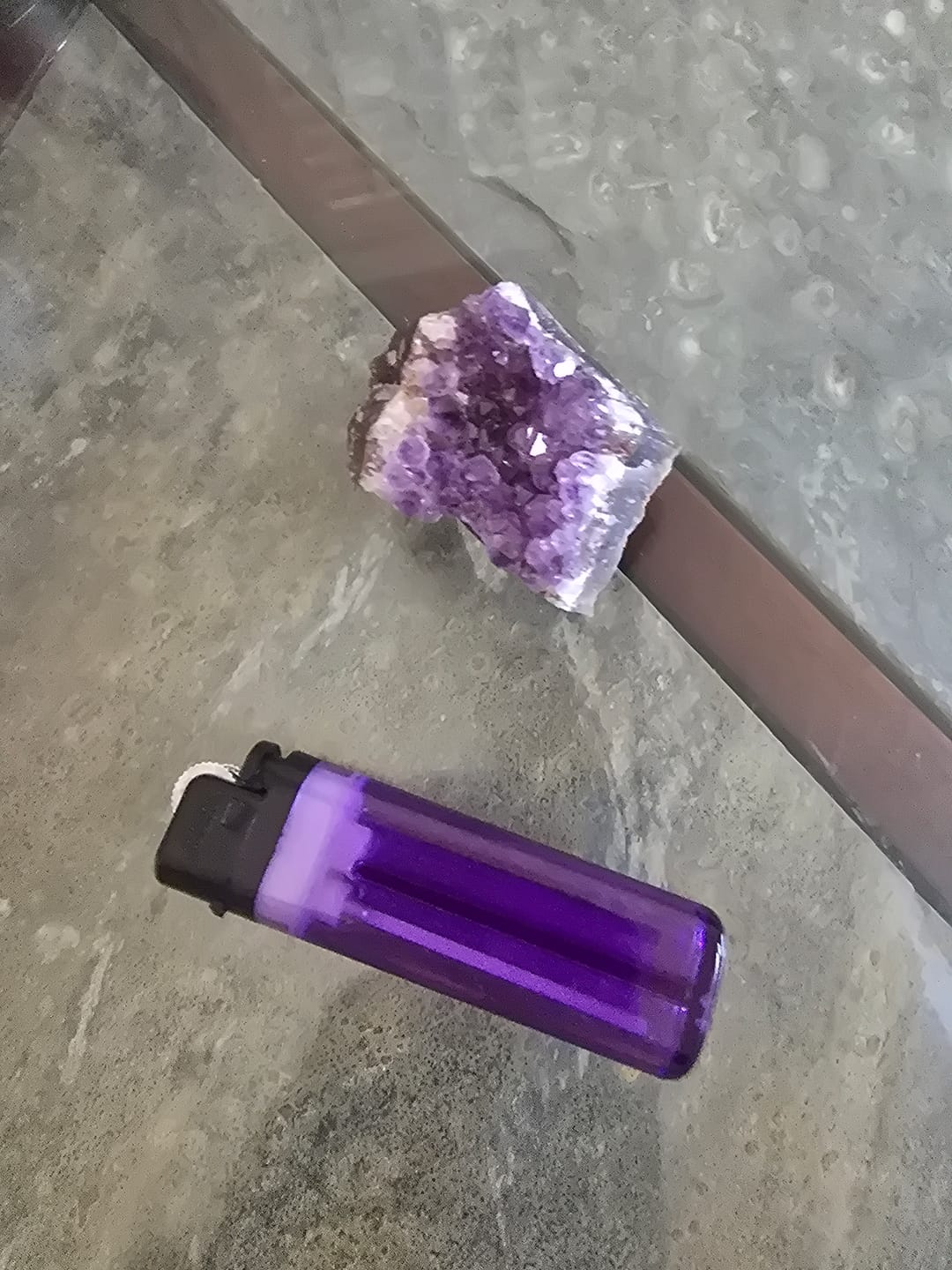 Customer photo review of Amethyst Crystal Cluster